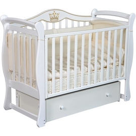 Детская кроватка Ray Elizabeth-1 цвет белый - фото 
