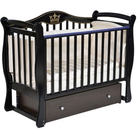 Детская кроватка Ray Elizabeth-1 цвет венге - описание