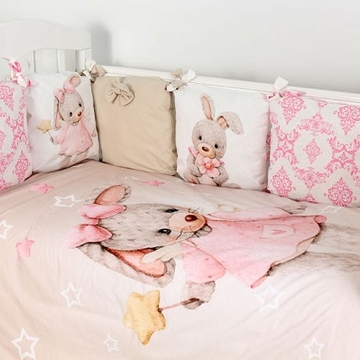 Комплект в кроватку Топотушки Ми-Ми-Ми 6 пр