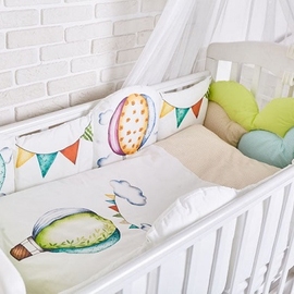 Комплект в кроватку Топотушки Воздушные шары 6 предметов - описание