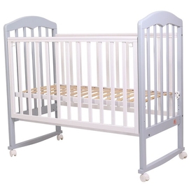 Детская кроватка Топотушки Сильвия 2 цвет серо-белый - описание