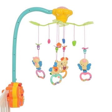 Музыкальная карусель Баюшка Зверушки/Бабочка с пультом+ночник