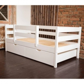 Подростковая кровать Ростик с ящиками белая - фото 