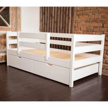 Подростковая кровать Ростик с ящиками белая