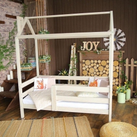 Кровать-домик Ростик белая 160х80 - описание