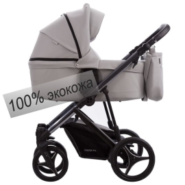 Детская коляска Bebetto Pascal Premium Class /100% экокожа/ 2 в 1 - фото 
