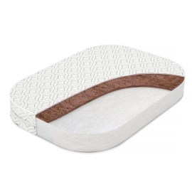 МОНИС СТИЛЬ Матрас в кроватку Холкон-Кокос Стандарт 85х60х12 см - описание