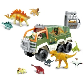 PITUSO Игровой набор Машина с динозаврами Dinosaur Explorer - описание