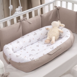 Кокон-гнездышко Soft Cotton песочный - описание