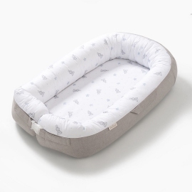 Кокон-гнездышко Перина Soft Cotton серый - описание