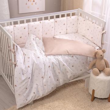 Детское постельное Перина Sleepy бежевое 6 предметов