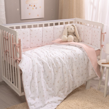 Детское постельное Перина Sleepy розовый 6 предметов