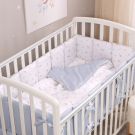 Детское постельное Перина Sleepy голубой 6 предметов - описание