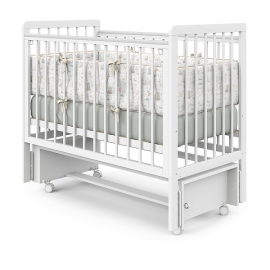 Детская кроватка Pituso Tiny АВТОСТЕНКА маятник/колесо - описание