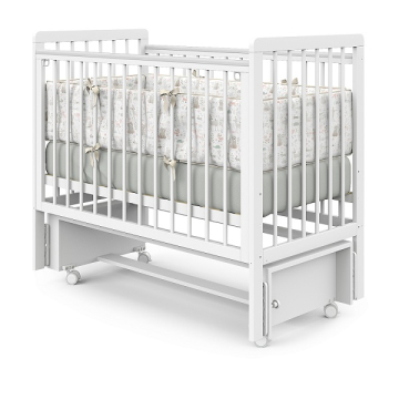 Фото детская кроватка pituso tiny автостенка маятник/колесо Детская кроватка Pituso Tiny АВТОСТЕНКА маятник/колесо