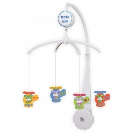 Музыкальная каруселька Baby Mix Заводной вертолет - описание