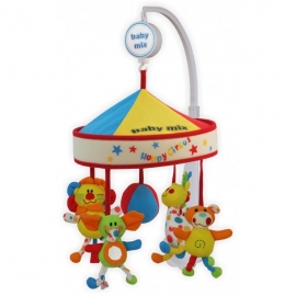 Музыкальная карусель Baby Mix Веселый Зоопарк - описание