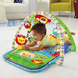 Игровой коврик 3 в 1 Fisher Price Друзья из тропического леса - описание